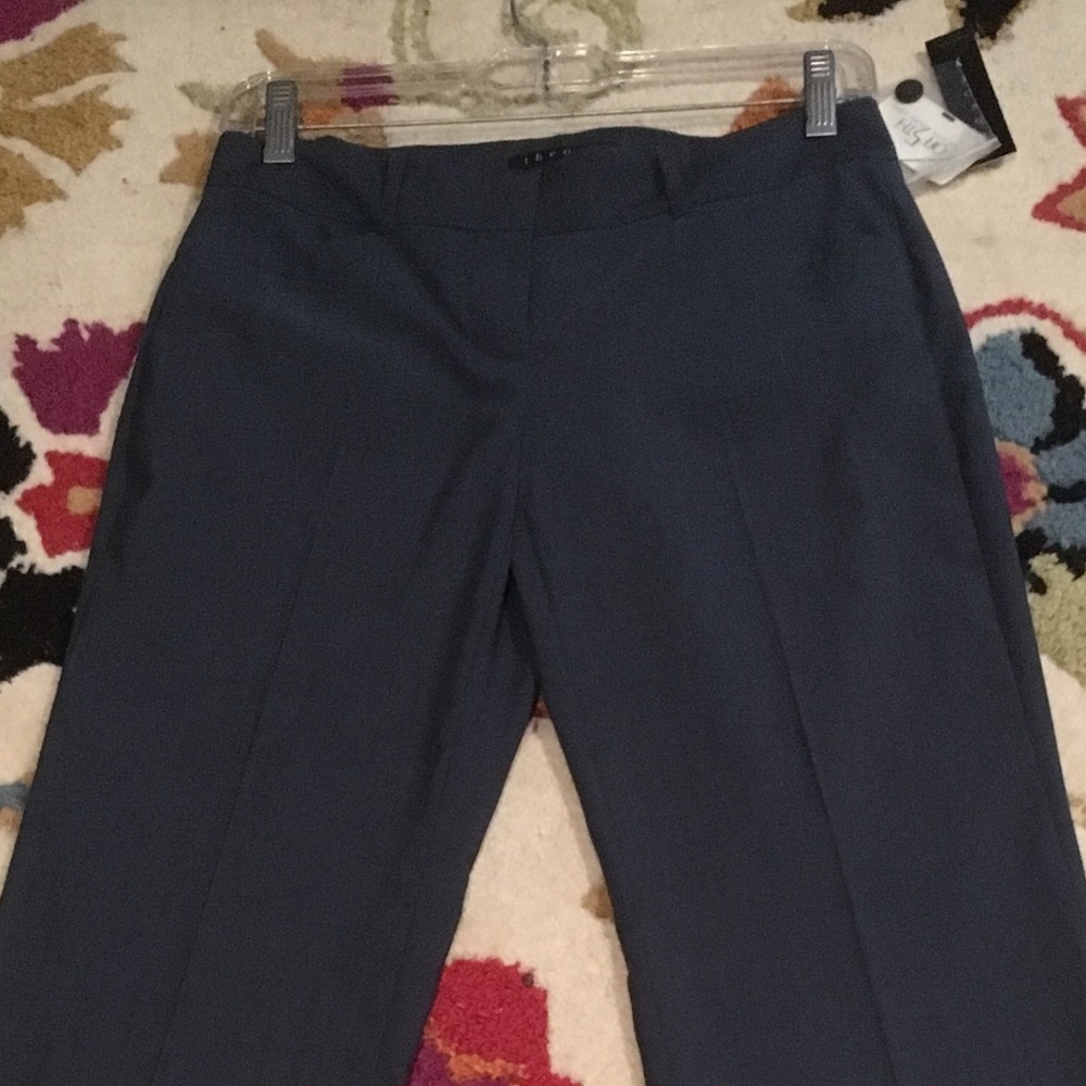 Theory Dark Blue Dress Wool Pants 0 New with Tag